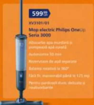 Philips - Mop electric XV3101/01 Seria 3000