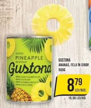 SLICES PINEAPPLE IN SYRUP