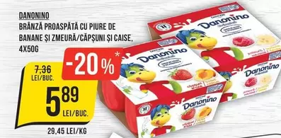BRÂNZĂ PROASPĂTĂ CU PIURE DE BANANE ȘI ZMEURĂ/CĂPȘUNI ȘI CAISE