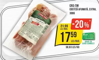 Costită afumată, extra