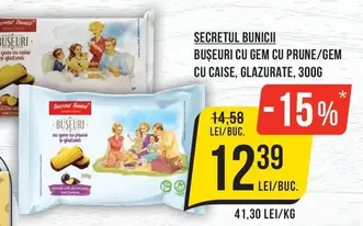 BUȘEURI CU GEM CU PRUNE/GEM CU CAISE, GLAZURATE