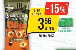 Covrigei italienesti Taralli cu masline