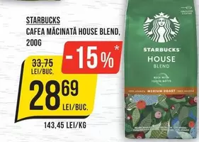 CAFEA MĂCINATĂ HOUSE BLEND