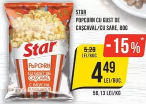 POPCORN CU GUST DE CA
CAVAL/CU SARE
