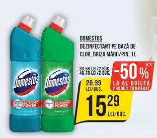 DEZINFECTANT PE BAZĂ DE CLOR, BRIZA MĂRIL/PIN, 1L