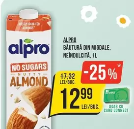 Alpro - Băutură din migdale, neîndulcită