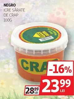 ICRE SĂRATE DE CRAP