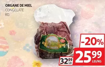 ORGANE DE MIEL CONGELATE KG