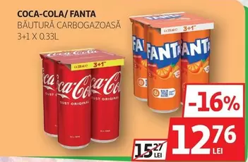 Coca Cola - BĂUTURĂ CARBOGAZOASĂ