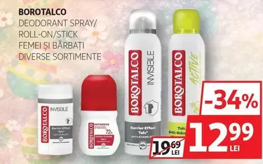 DEODORANT SPRAY/ROLL-ON/STICK