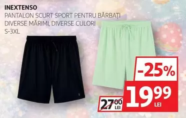 PANTALON SCURT SPORT PENTRU BĂRBAȚI