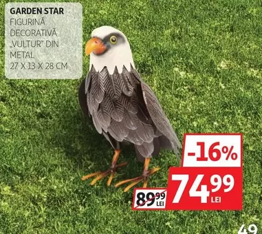 Figurina decorativă vultur din metal