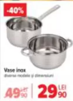 Vase inox