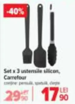 Set x 3 ustensile silicon