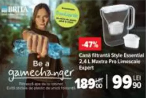 Cană filtrantă Style Essential 2,4 L Maxtra Pro Limescale Expert