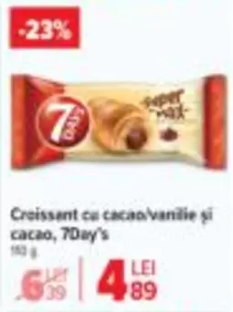 Croissant cu cacao/vanilie si cacao