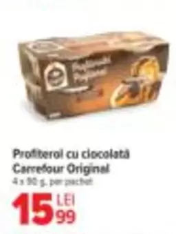 Profiterol cu ciocolată