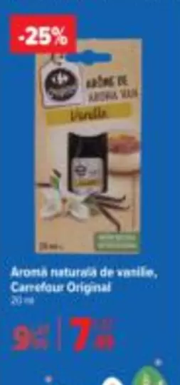 Aroma naturală de vanilie