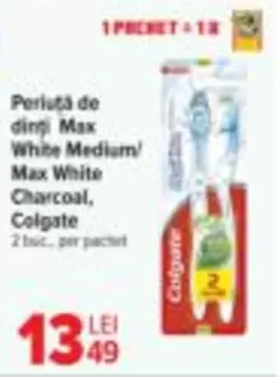 Periuta de dinti Max White Medium/Max White Charcoal