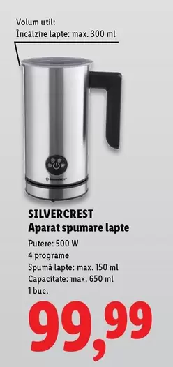 Aparat spumare lapte