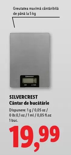 Cântar de bucătărie