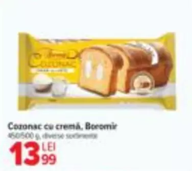 Cozonac cu cremă