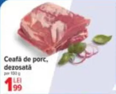 Ceafă de porc, dezosată