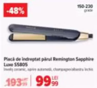 Placă de îndreptat păr Luxe S5805