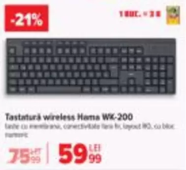 Tastatură wireless