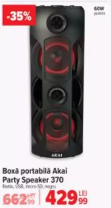 Boxă portabilă Party Speaker 370