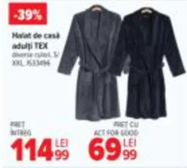 Halat de casă adulți TEX