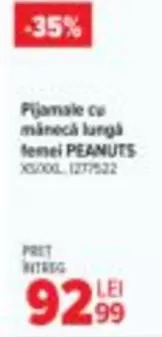 Pijamale cu manecă lungă femei