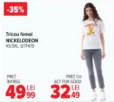 Nickelodeon - Tricou femei NICKELODEON