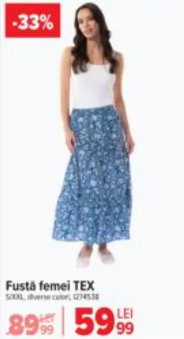 Fustă femei TEX