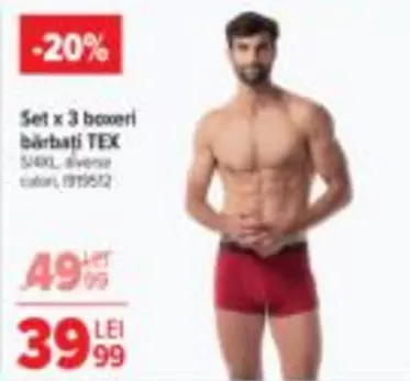 Set x 3 boxeri bărbați TEX