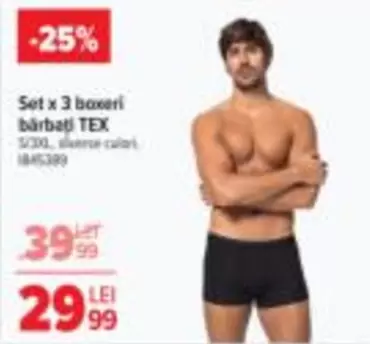 Set x 3 boxeri bărbați