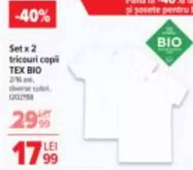 Set x 2 tricouri copii