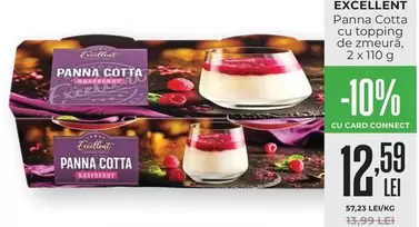Raspberry - Panna Cotta cu topping de zmeură