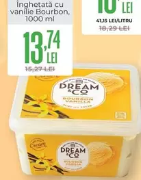 Înghețată cu vanilie Bourbon