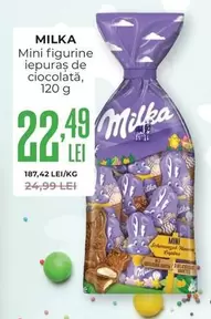 Milka - Mini figurine iepuraș de ciocolată