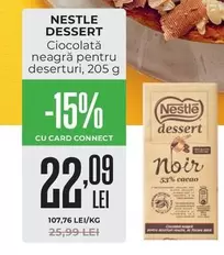 Ciocolată neagră pentru deserturi