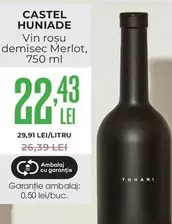 Vin roșu demisec Merlot
