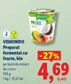 Preparat fermentat cu fructe, bio
