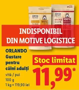 Gustare pentru caini adulti