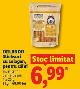 Sticksuri cu colagen, invelite in carne de pui