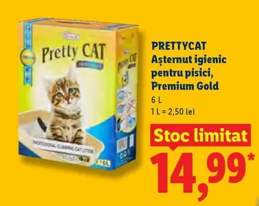 Așternut igienic pentru pisici, Premium Gold