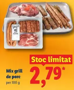 Mix grill de porc