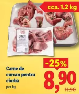 Carne de curcan pentru ciorbă