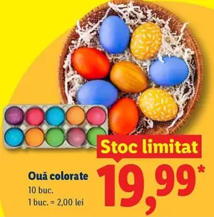 Ouă colorate