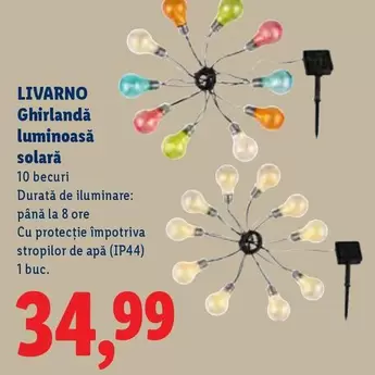 Ghirlandă luminoasă solară